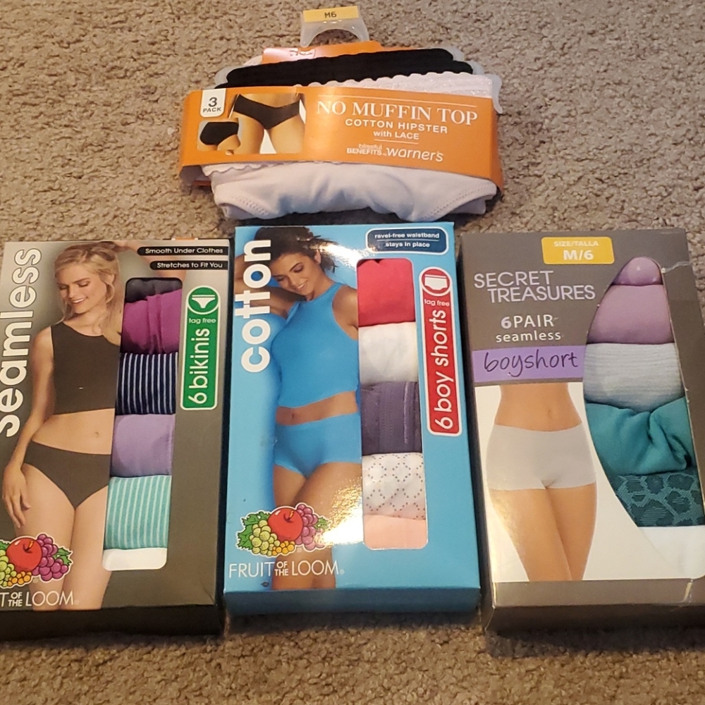 Brand new in boxes panties